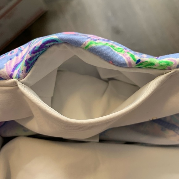 Lilly Pulitzer Luxletic Leggings Medium Blue Peri The Turtle Package Weekender - Picture 7 of 8